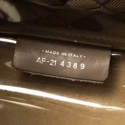 Pre Owned Salvatore Ferragamo Multicolor Woven Fabric and Leather Grosgrain Ribbon Tote