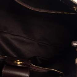 Pre Owned Salvatore Ferragamo Ombre Pink Leather Vany Tote