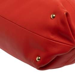 Pre Owned حقيبة يد توتس سالفاتوري فيراغامو سلسلة جلد حمراء