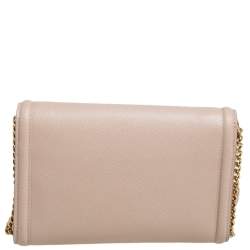 مملوكة مسبقًا Salvatore Ferragamo Beige Leather Mini Vara Bow Crossbody Bag