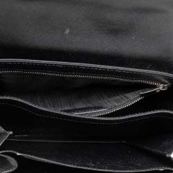 مملوكة مسبقًا حقيبة كروس سالفاتوري فيراغامو غانشيني جلد سوداء 