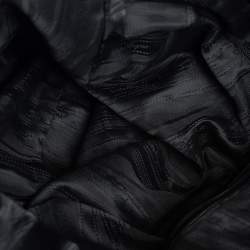 Pre Owned Salvatore Ferragamo Black Leather Hobo 