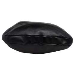 Pre Owned Salvatore Ferragamo Black Leather Hobo 