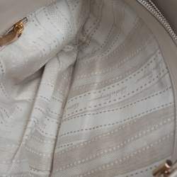 Pre Owned Salvatore Ferragamo Beige Betulla Leather Tote