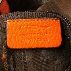 مملوكة مسبقًا Salvatore Ferragamo Orange Leather Tote