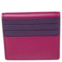 مملوكة مسبق ًا محفظة سالفاتوري فيراغامو جلد وردي مزين غانسيني مضغوطة