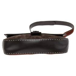 Pre Owned حقيبة كتف سالفاتوري فيراغامو جلد وسويدي متعدد الألوان 