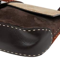 Pre Owned حقيبة كتف سالفاتوري فيراغامو جلد وسويدي متعدد الألوان 