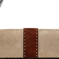 Pre Owned حقيبة كتف سالفاتوري فيراغامو جلد وسويدي متعدد الألوان 