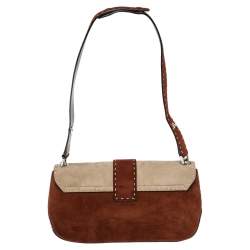 Pre Owned حقيبة كتف سالفاتوري فيراغامو جلد وسويدي متعدد الألوان 