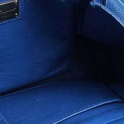 Pre Owned حقيبة سالفاتوري فيراغامو سوفيا جلد أزرق متوسطة بيد علوية  