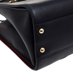 Pre Owned حقيبة يد توتس سالفاتوري فيراغامو جلد أسود