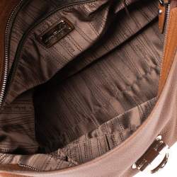 Pre Owned حقيبة سالفاتوري فيراغامو صوفيا جلد بني كبيرة بيد علوية