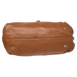 Pre Owned حقيبة سالفاتوري فيراغامو صوفيا جلد بني كبيرة بيد علوية