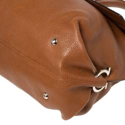 Pre Owned حقيبة سالفاتوري فيراغامو صوفيا جلد بني كبيرة بيد علوية