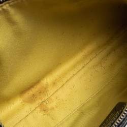 Pre Owned Salvatore Ferragamo Multicolor Printed Nylon And Leather Satchel