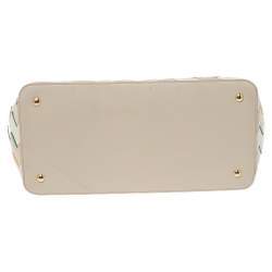 Pre Owned Salvatore Ferragamo Multicolor Zigzag Leather Tote