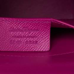 Pre Owned Salvatore Ferragamo Pink Leather Carrie Top Handle Bag