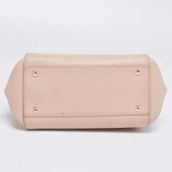 مملوكة مسبقًا حقيبة سالفاتوري فيراغامو صوفيا جلد بيج بيد علوية صغيرة