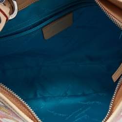 Pre Owned حقيبة هوبو سالفاتوري فيراغامو جلد وقماش متعدد الألوان منقوش 