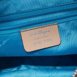 Pre Owned حقيبة هوبو سالفاتوري فيراغامو جلد وقماش متعدد الألوان منقوش 