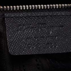 Pre Owned حقيبة سالفاتوري فيراغامو باتيك غانسينو جلد أسود