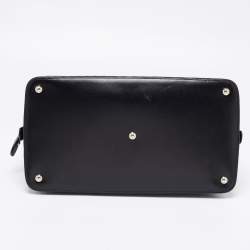 Pre Owned حقيبة سالفاتوري فيراغامو باتيك غانسينو جلد أسود