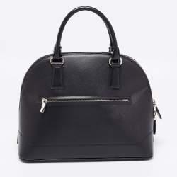 Pre Owned حقيبة سالفاتوري فيراغامو باتيك غانسينو جلد أسود