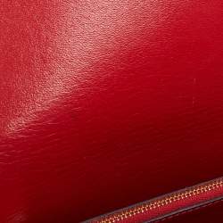 مملوكة مسبقًا Salvatore Ferragamo Purple Leather Gancio Lock Top Handle Bag