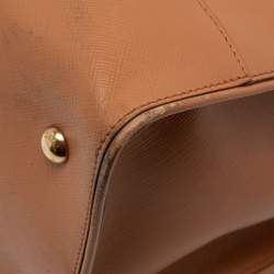 Pre Owned Salvatore Ferragamo Brown Leather Large Briana Tote