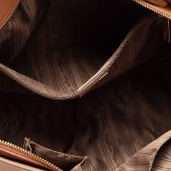 Pre Owned Salvatore Ferragamo Brown Leather Large Briana Tote