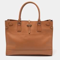 briana leather tote