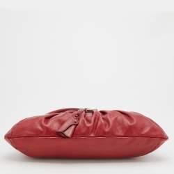 Pre Owned حقيبة كتف سالفاتوري فيراغامو ماريسا جلد أحمر 