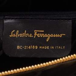 Pre Owned Salvatore Ferragamo Beige Leather Tote