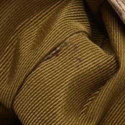 Pre Owned Salvatore Ferragamo Beige/Brown Gancini Print Canvas and Leather Hobo