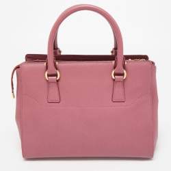 Salvatore Ferragamo Dark Pink Leather Beky Tote