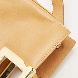 مملوكة مسبقًا Salvatore Ferragamo Tan Leather Shoulder Bag