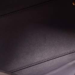 Pre Owned Salvatore Ferragamo Purple Leather Sookie Satchel