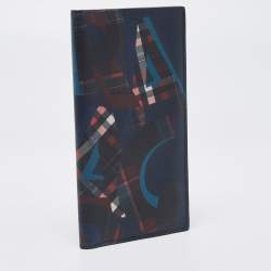 Salvatore Ferragamo Multicolor Geometric Print Bi-fold Long Wallet