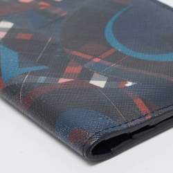 Salvatore Ferragamo Multicolor Geometric Print Bi-fold Long Wallet