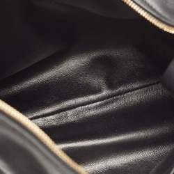 Pre Owned Salvatore Ferragamo Black Leather Fanisa Hobo