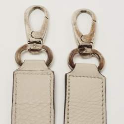 Salvatore Ferragamo Cream Leather Medium Sofia Top Handle Bag