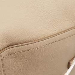 مملو كة مسبقًا Salvatore Ferragamo Beige Leather Verve Tote