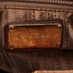 مملوكة مسبقًا Salvatore Ferragamo Choco Brown Leather Tote