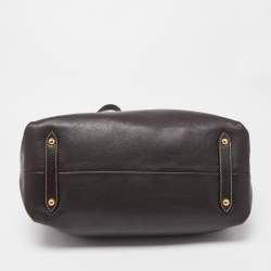 مملوكة مسبقًا Salvatore Ferragamo Choco Brown Leather Tote