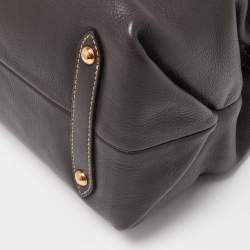مملوكة مسبقًا Salvatore Ferragamo Choco Brown Leather Tote