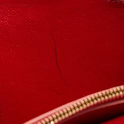 Pre Owned Salvatore Ferragamo Orange Leather Marisol Top Handle Bag