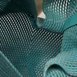 Salvatore Ferragamo Green Woven Leather Hobo