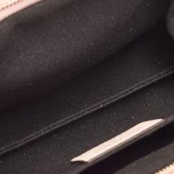 Pre Owned Salvatore Ferragamo Pink Leather Gancini Crossbody Bag