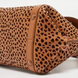 Pre Owned حقيبة سالفاتورى فيراغامو يد علوية سوفيا جلد قصه ليزر سوداء 